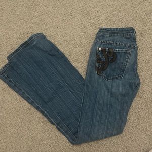 Vintage miss me flare jeans